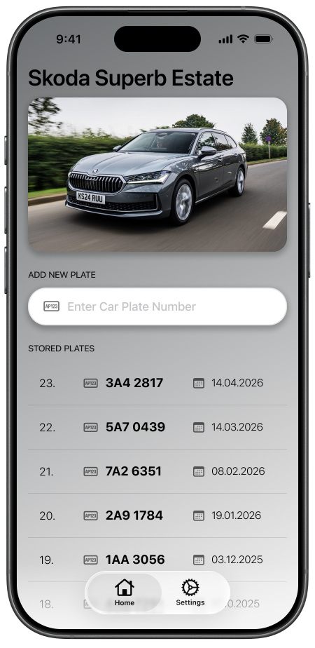 Grey theme — Škoda Superb Estate