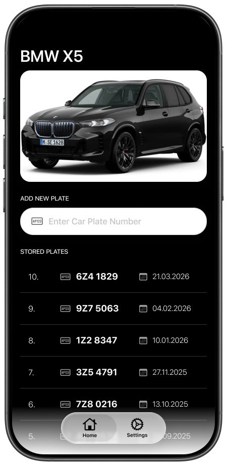 Black theme — BMW X5